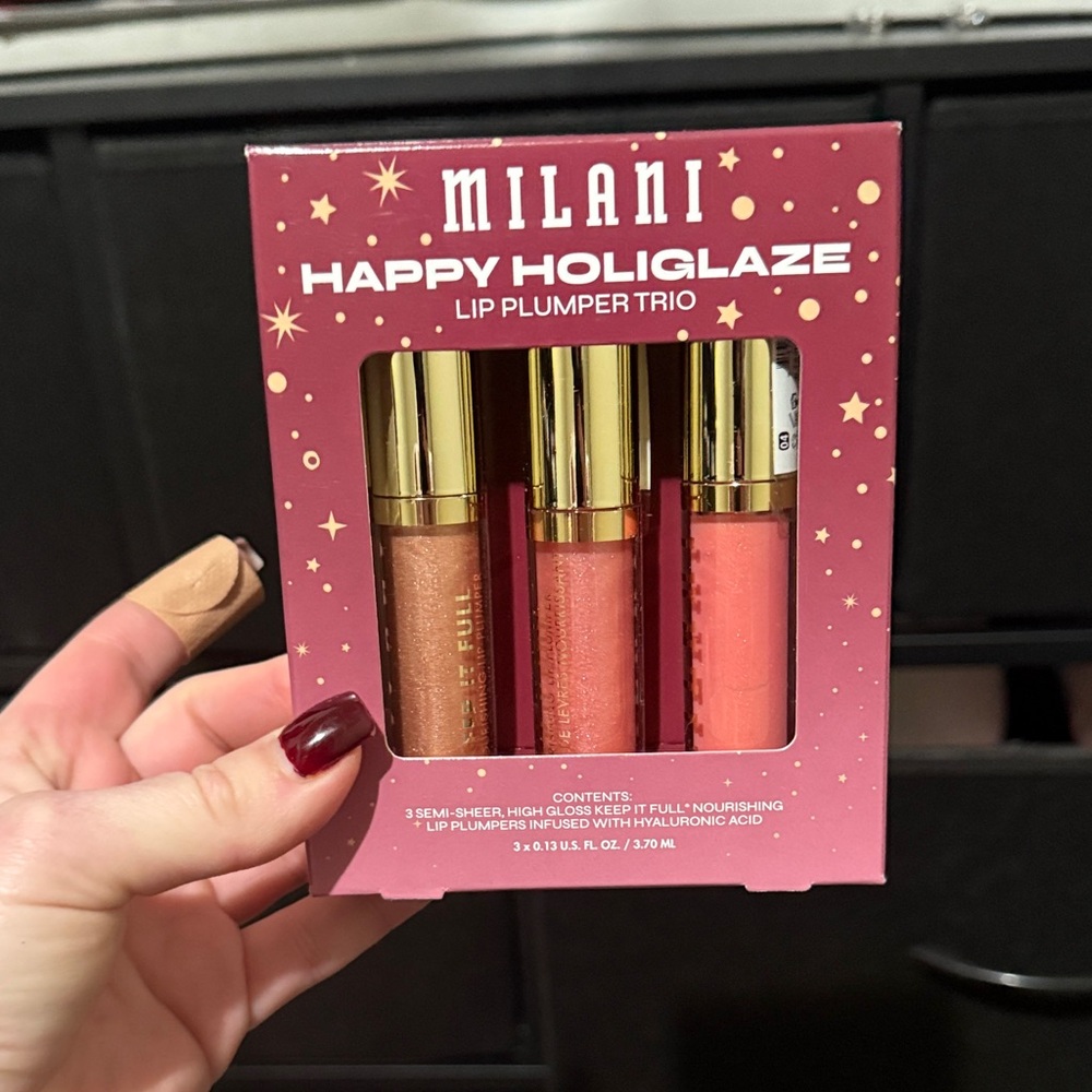 Milani Holiglaze Lip Plumper Set - Shimmering Coral and Pink
